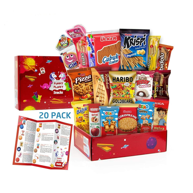 Funny Planet Snacks Pack Care Package